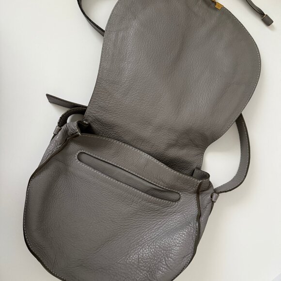 Chloé Marcie Small Saddle Bag - Picture 3 of 9